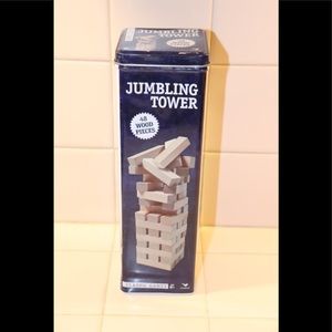 48 WOOD PIECES JUMBLING TOWER NWT